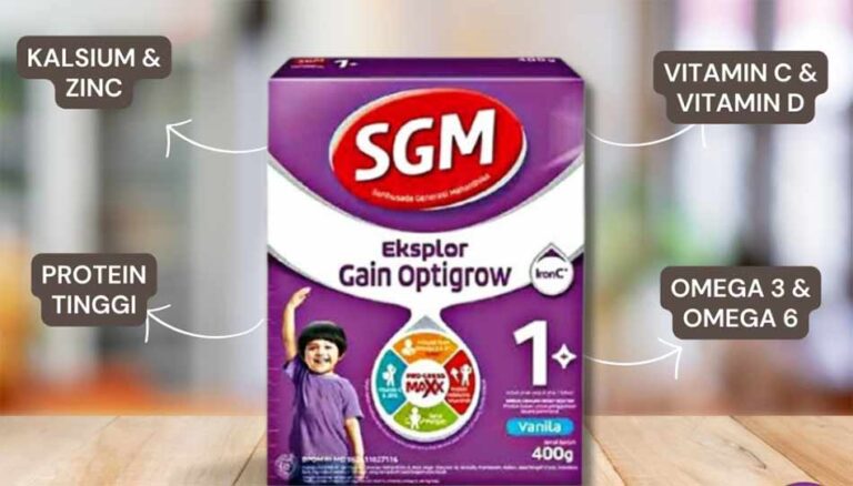 Kelebihan susu SGM Eksplor Gain Optigrow