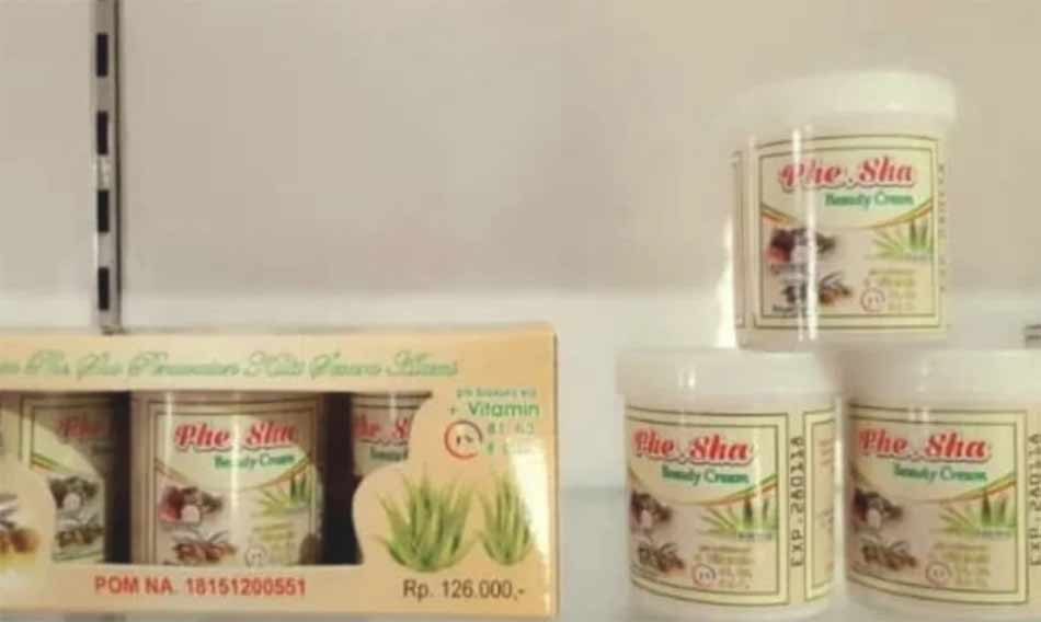 Perbedaan Phe Sha Beauty Cream asli dan palsu